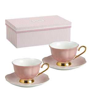 Madame de Récamier 2 teacup set - Pink