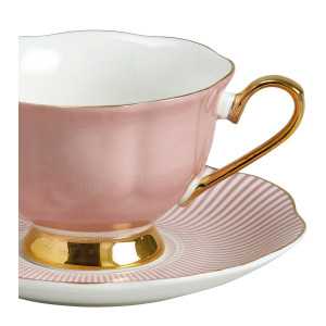 Juego de 2 tazas de té Madame de Récamier - Rosa