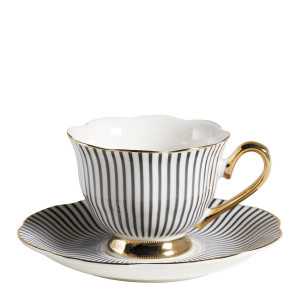 INTERIEUR- DECORATION|Madame de Récamier teapot and 2 teacups set - RoseMATHILDE MCups and teapots