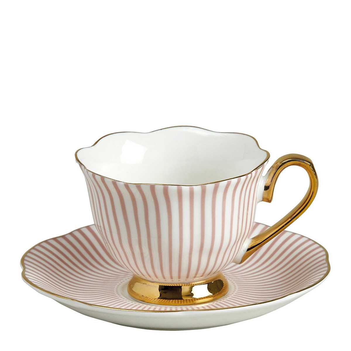 INTERIEUR- DECORATION|Madame de Récamier 4 Kaffeetassen-Set - PinkMATHILDE MTassen und Teekannen