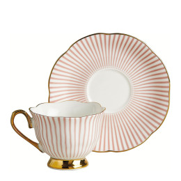 INTERIEUR-DECORATION|Coffret 4 tasses à café Madame de Récamier - RoseMATHILDE MTasses et théières