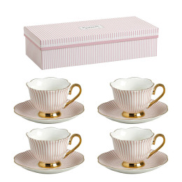 Set di 4 tazzine da caffè Madame de Récamier - Rosa