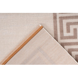 Alfombra barroca parisina con hebras rectangulares cortas