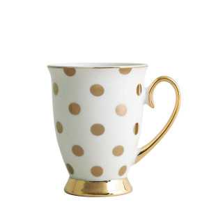 Madame de Récamier Golden Polka Dot Mug