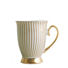 INTERIEUR-DECORATION|Mug Madame de Récamier Lignes doréesMATHILDE MTasses et théières