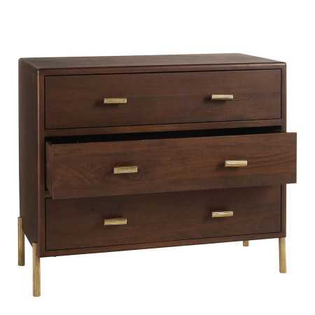 VICTOR chest of drawers in waxed mango wood