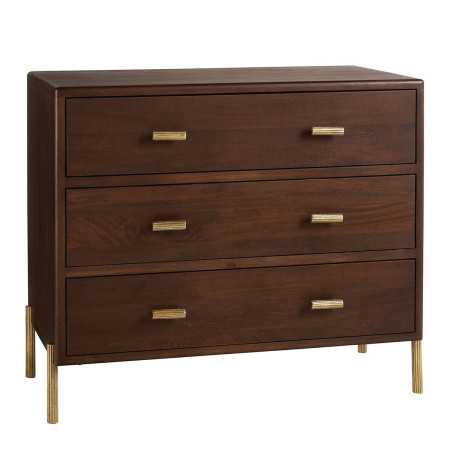 VICTOR chest of drawers in waxed mango wood