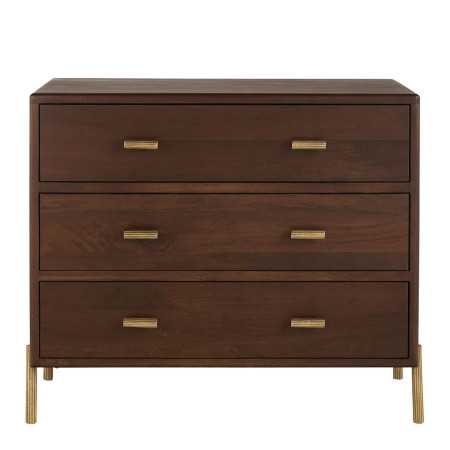 VICTOR chest of drawers in waxed mango wood