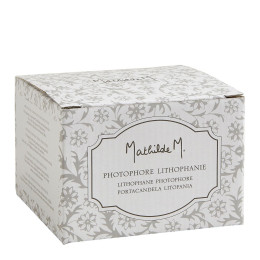 Lithophane Kerzenhalter Majestätische Blumen