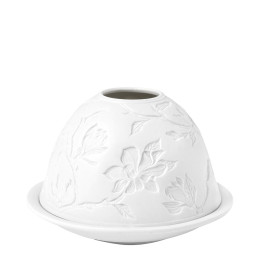 Lithophane Kerzenhalter Majestätische Blumen