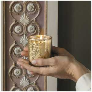 Scented candle De Fleurs et d'Or 160 g - Fleur de Coton