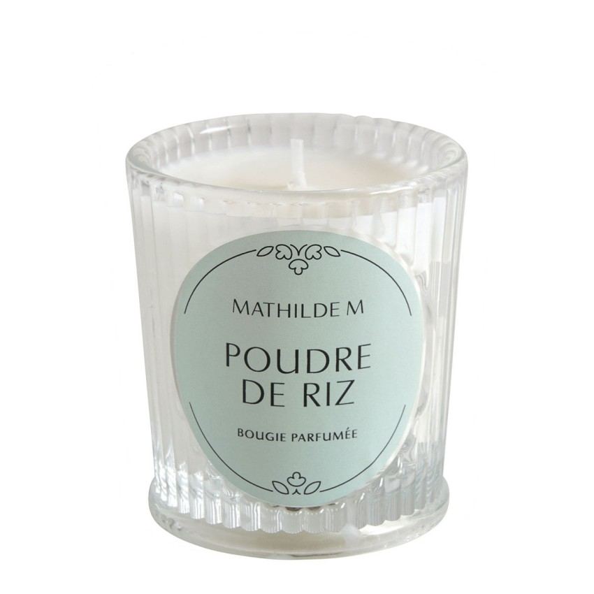 INTERIEUR- DECORATION|Bougie parfumée Les Intemporelles 65 g - Poudre de Riz|MATHILDE M|Bougie parfumée|