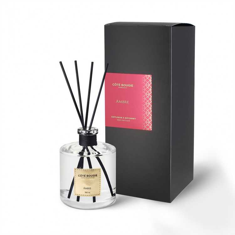 INTERIEUR- DECORATION|Diffuser stick 500ml AmberCOTE BOUGIE COLLECTIONIndoor diffuser