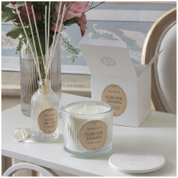 INTERIEUR-DECORATION|Bougie parfumée Les Intemporelles 400 g Sublime JasminMATHILDE MBougie parfumée