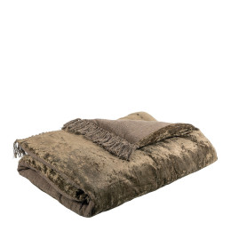 Futon Paula in Velluto Taupe Iridescente