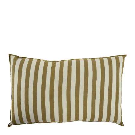 BAYADERE cushion cover in Cream and cumin cotton