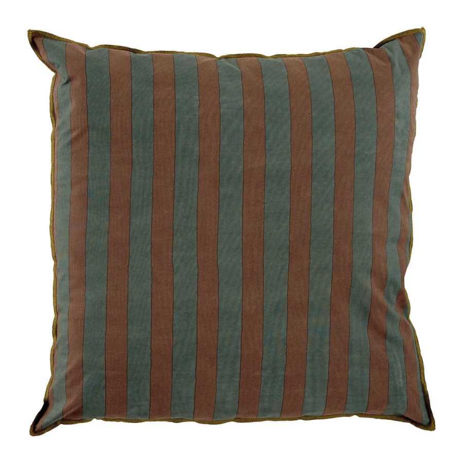 BAYADERE Kussenhoes Petrol Blauw en Terracotta