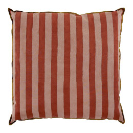 BAYADERE Nude and Brick Red Cushion Cover