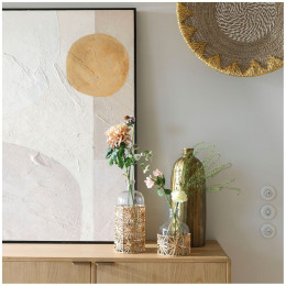 INTERIEUR-DECORATION|Tableau SOLEIL LEVANTBLANC D'IVOIRETableaux