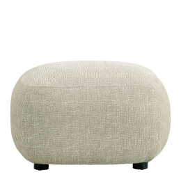 Pouf LISETTE in tessuto jacquard velluto Zibellino