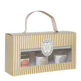 Set mit 3 Raumdüften 30 ml - Marquise - Baumwollblüte - Goldene Vanille