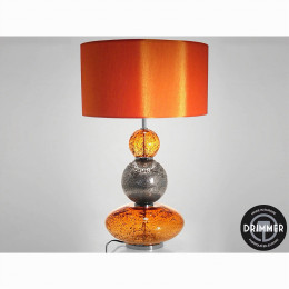 VOLCANIC Lampe 3 Kugeln Orange