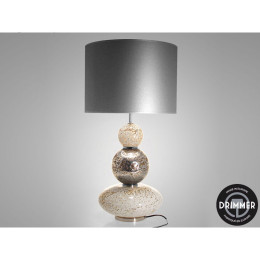 INTERIEUR-DECORATION|VOLCANIQUE lampe 3 boules blancheDRIMMERLampes