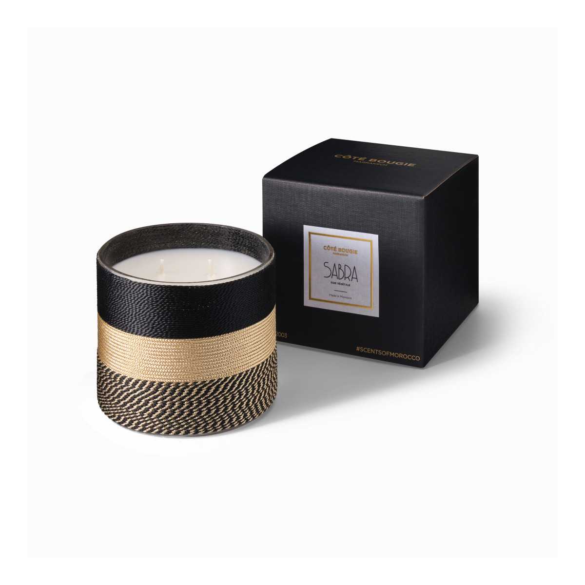 SABRA NELIA Kerze - Parfum d'intérieur bougie parfumée et diffuseu...