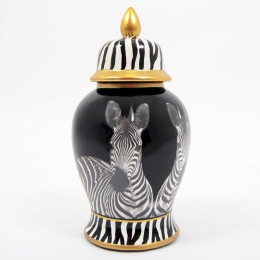 INTERIEUR-DECORATION|KATOU Zebra-TopfDRIMMERVasenEntdecken Sie die 38 cm große Zebravase KATOU von Drimmer: ein elegantes und trendiges Dekorationsstück, perfekt, um Ihr Interieur mit einem exotischen und modernen Touch zu verschönern.