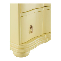 CARLOTTA chest of drawers - Small model - Pastel yellow