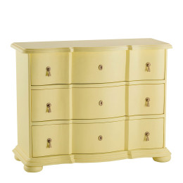 CARLOTTA chest of drawers - Small model - Pastel yellow