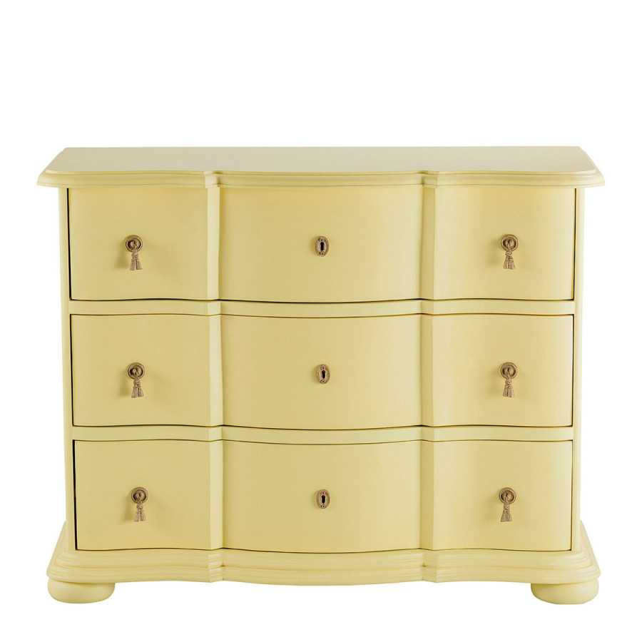 CARLOTTA chest of drawers - Small model - Pastel yellow