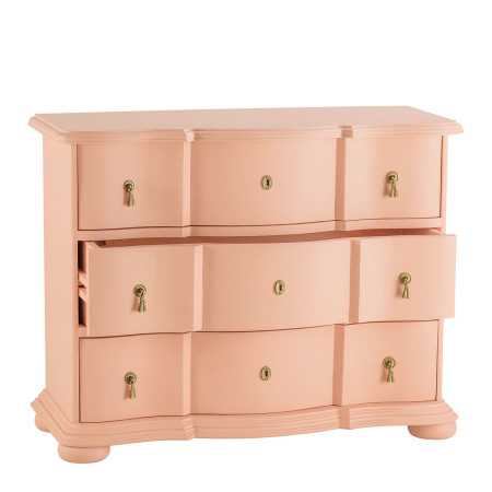 INTERIEUR-DECORATION|Commode CARLOTTA - Petit modèle - Rose pastelBLANC D'IVOIRECommodes