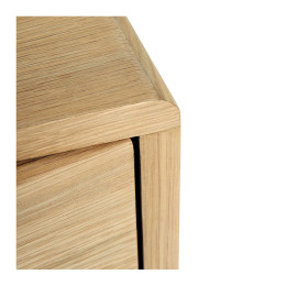 INTERIEUR-DECORATION|Meuble TV SIMONA en chêne clairBLANC D'IVOIREBuffets - Tables