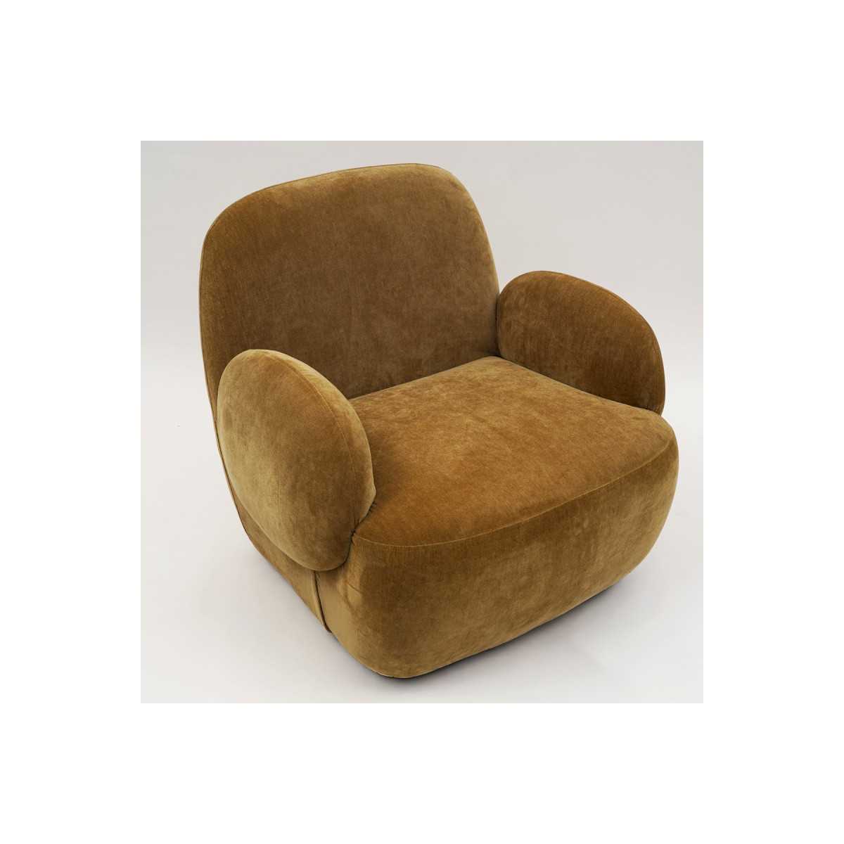 INTERIEUR-DECORATION|ORIANE Fauteuil camelDRIMMERFauteuils