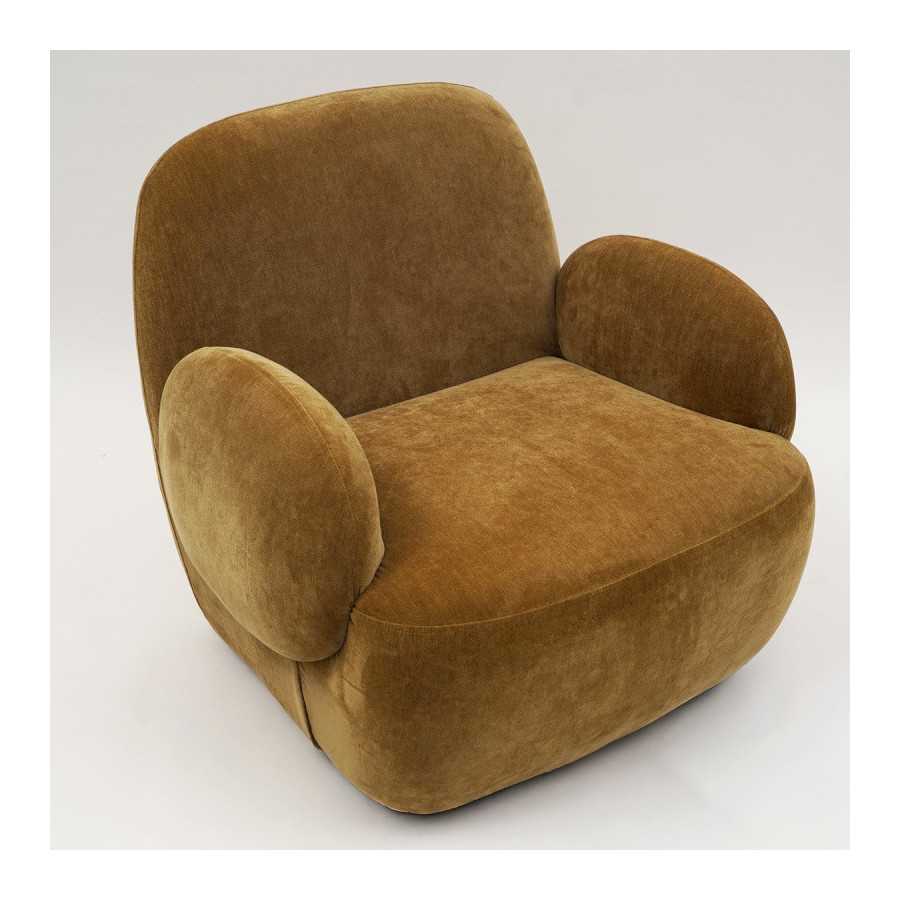 INTERIEUR-DECORATION|ORIANE Fauteuil camelDRIMMERFauteuils