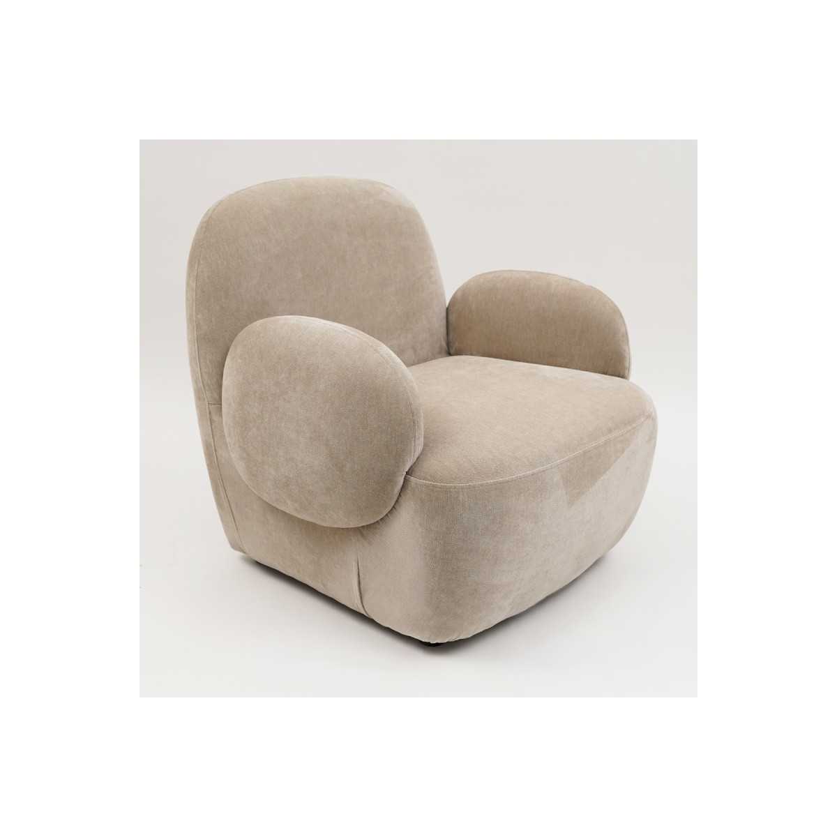 INTERIEUR-DECORATION|ORIANE Fauteuil beigeDRIMMERFauteuils