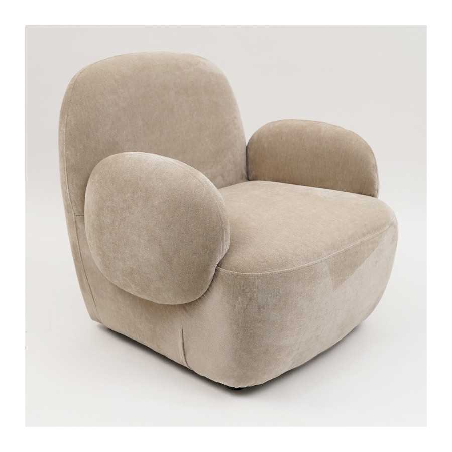 INTERIEUR-DECORATION|ORIANE Fauteuil beigeDRIMMERFauteuils