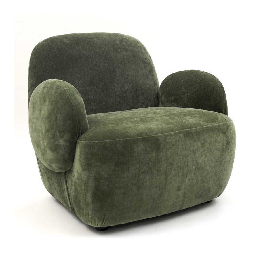 INTERIEUR-DECORATION|ORIANE Fauteuil vertDRIMMERFauteuils