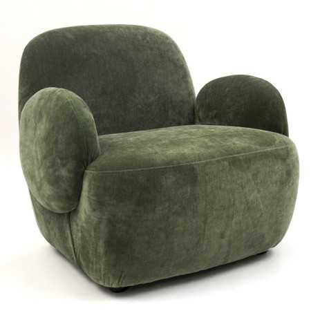 INTERIEUR-DECORATION|ORIANE Fauteuil vertDRIMMERFauteuils