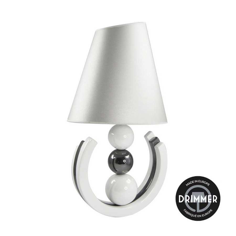 INTERIEUR-DECORATION|SUCCESS lampe blanc/chromeLampes