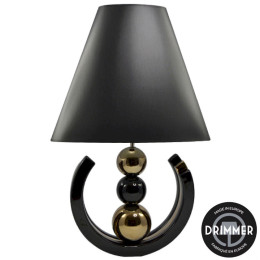 SUCCESS Black/Gold Lamp 75cm