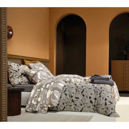 INTERIEUR-DECORATION|Parure TOTEM ARDOISEBLANC DES VOSGESParure de lit