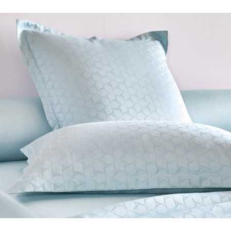 INTERIEUR-DECORATION|Parure EOLE BLEU CIELBLANC DES VOSGESParure de lit