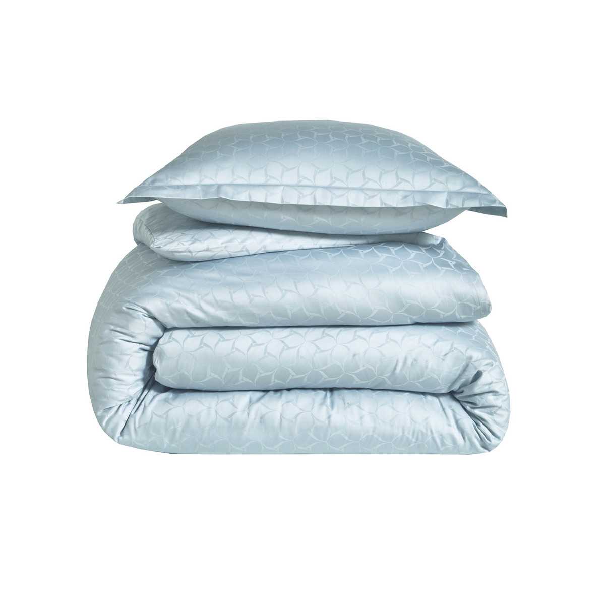 INTERIEUR-DECORATION|Parure EOLE BLEU CIELBLANC DES VOSGESParure de lit