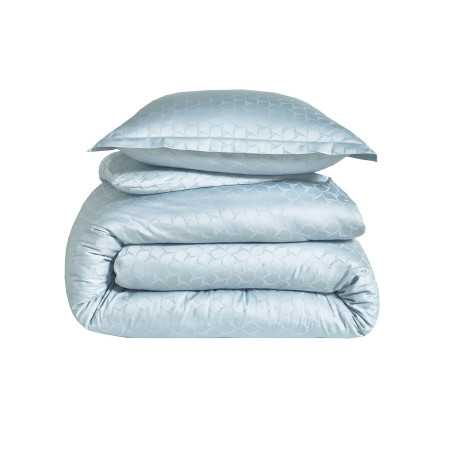 INTERIEUR-DECORATION|Parure EOLE BLEU CIELBLANC DES VOSGESParure de lit