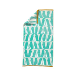 Bath Towel BANQUISE Turquoise