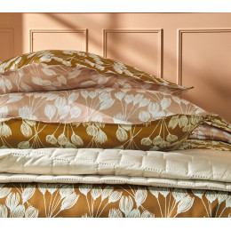 ENVOLEE Koperkleurige Beddenset