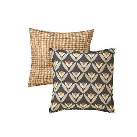 INTERIEUR-DECORATION|Parure TULIPES FUSAINBLANC DES VOSGESParure de lit