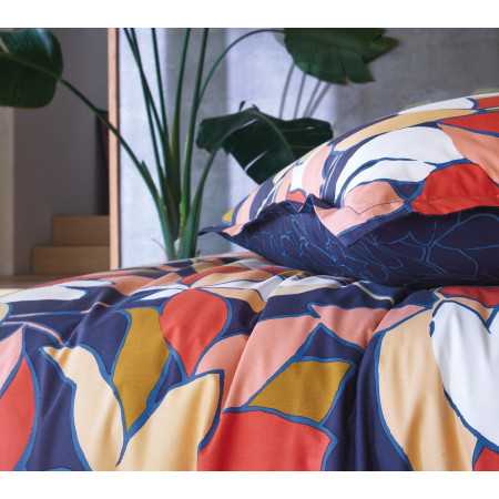 INTERIEUR-DECORATION|Parure UTOPIA COBALTParure de lit